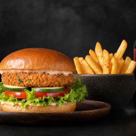 Krispy Kasvis Burger Ateria